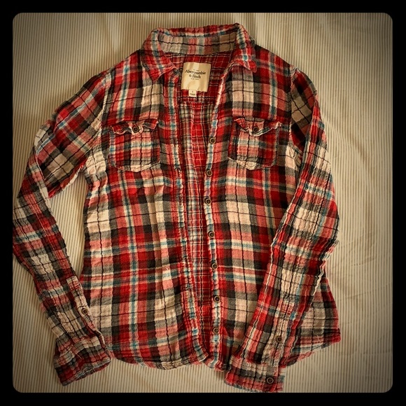 A&F Flannel Shirt - Picture 1 of 2